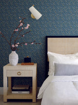 Rifle Paper Co. Tapestry Indigo Wallpaper