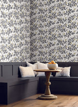 Rifle Paper Co. Peonies White/Black Wallpaper