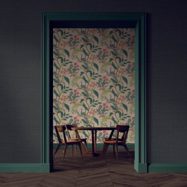 Rifle Paper Co. Palette Hunter Green Wallpaper