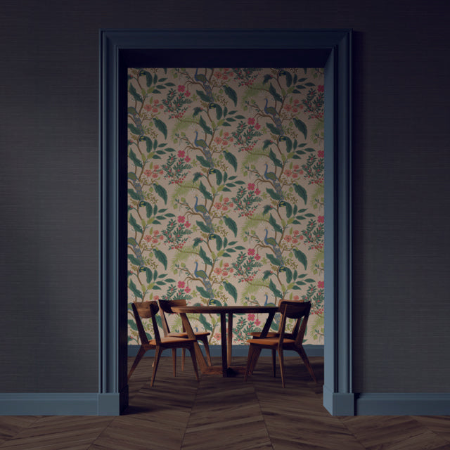 Rifle Paper Co. Palette Navy Wallpaper