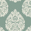 Ronald Redding Designs Teardrop Damask Teal Wallpaper