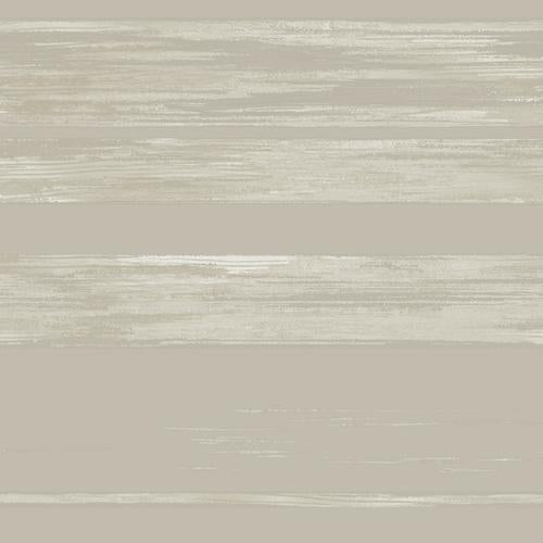 Ronald Redding Designs Horizontal Dry Brush Taupe Wallpaper