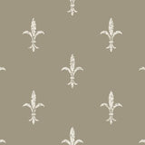 Ronald Redding Designs Fleur De Lis Cream Wallpaper