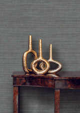 Ronald Redding Designs Silk Elegance Green Wallpaper