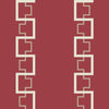 Ronald Redding Designs Hedgerow Stripe Reds Wallpaper