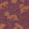 Ronald Redding Designs Tibetan Tigers Red Wallpaper
