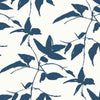 Ronald Redding Designs Persimmon Leaf Blue Wallpaper