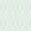 Ronald Redding Designs Oriental Lattice Green Wallpaper