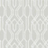 Ronald Redding Designs Oriental Lattice Taupe Wallpaper