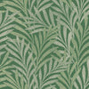Ronald Redding Designs Tea Leaves Stripe Green Wallpaper