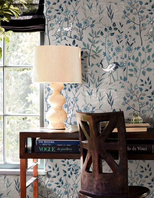 Ronald Redding Designs Aspen Gray Wallpaper