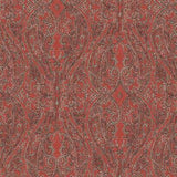Ronald Redding Designs Ascot Damask Red Wallpaper