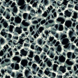 Ronald Redding Designs Leopard Rosettes Blue Wallpaper