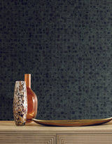 Ronald Redding Designs Leather Lux Dark Green Wallpaper