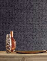 Ronald Redding Designs Leather Lux Gray Wallpaper