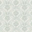 Ronald Redding Designs Lotus Palm Grey Wallpaper