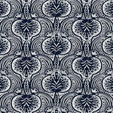 Ronald Redding Designs Lotus Palm Navy Wallpaper