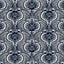 Ronald Redding Designs Lotus Palm Navy Wallpaper