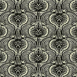 Ronald Redding Designs Lotus Palm Off White & Black Wallpaper