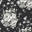 York Wallcoverings Heritage Rose Black & Grey Wallpaper