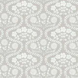 York Wallcoverings Folksy Floral Beige & White Wallpaper