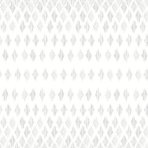 York Wallcoverings Diamond Ombre Grey & White Wallpaper
