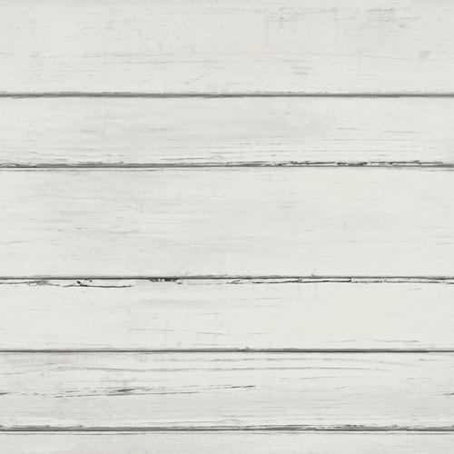 York Wallcoverings Shiplap Planks Cream Wallpaper