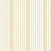 York French Linen Stripe Yellow Wallpaper