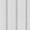 York French Linen Stripe Charcoal Wallpaper