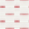 York Dashing Stripe Red Coral/White Wallpaper