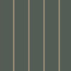 York Social Club Stripe Green Wallpaper