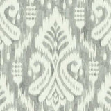 York Wallcoverings Hawthorne Ikat Grey Wallpaper