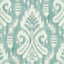 York Wallcoverings Hawthorne Ikat Aqua Wallpaper
