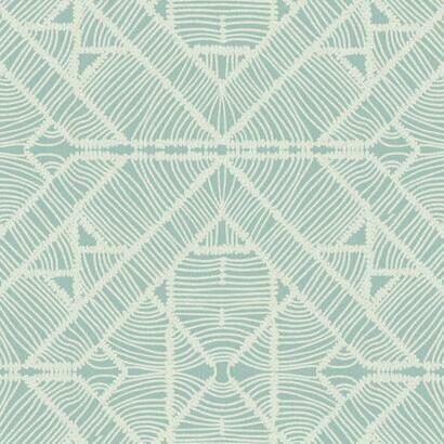 York Wallcoverings Diamond Macrame Aqua Wallpaper