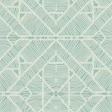 York Wallcoverings Diamond Macrame Aqua Wallpaper