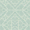 York Diamond Macrame Aqua Wallpaper