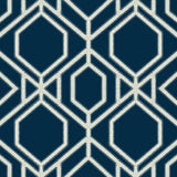 York Wallcoverings Sawgrass Trellis Navy Wallpaper