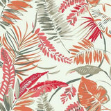 York Wallcoverings Tropical Toss Coral & Beige Wallpaper