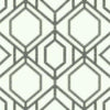 York Sawgrass Trellis White/Gray Wallpaper