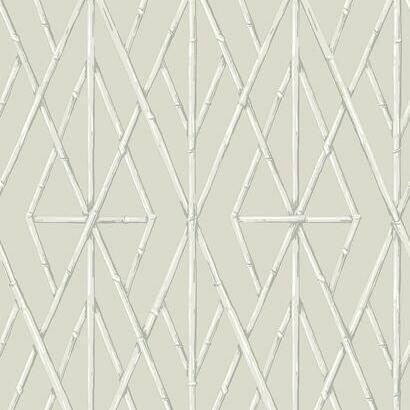 York Wallcoverings Riviera Bamboo Trellis Cream Wallpaper