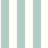 York Wallcoverings Awning Stripe Light Grey Wallpaper