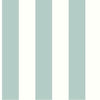 York Awning Stripe Light Gray Wallpaper