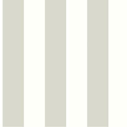 York Wallcoverings Awning Stripe Cream Wallpaper