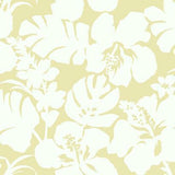 York Wallcoverings Hibiscus Arboretum Yellow Wallpaper