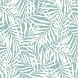 York Wallcoverings Oahu Fronds Light Blue Wallpaper