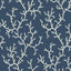 York Wallcoverings Coral Island Navy Wallpaper
