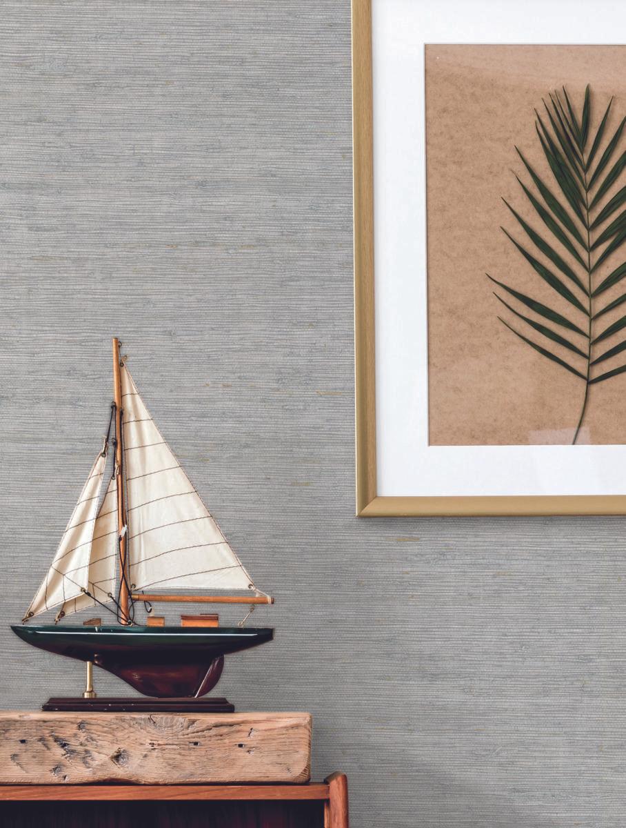 York Wallcoverings Arrowroot Light Blue Wallpaper