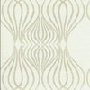 Candice Olson Eden Sisal Grasscloth Brown/White/Metallic Wallpaper