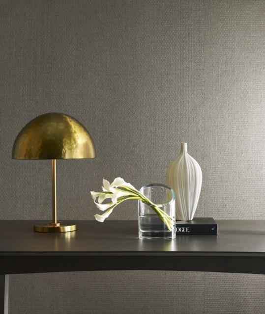 Candice Olson Tatami Weave Dark Gray Wallpaper