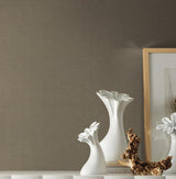 York Gesso Weave Moss Green Wallpaper